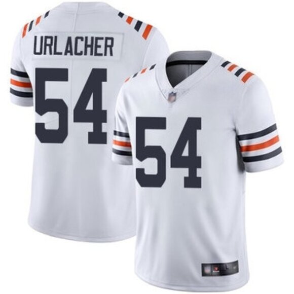Mens YouthsKids Brian Urlacher White Stitched Jersey